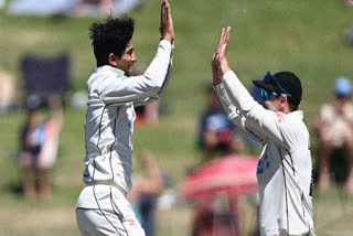 New Zealand spinner Rachin Ravindra picked three scalps on first day of the second Test against South Africa and played a key role in providing his team a slight edge over their opponents.