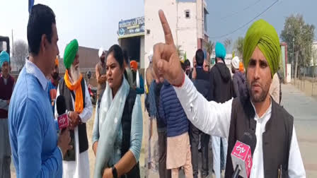 Arrangement of langar water for farmers coming from Punjab at Haryana Dumwali border