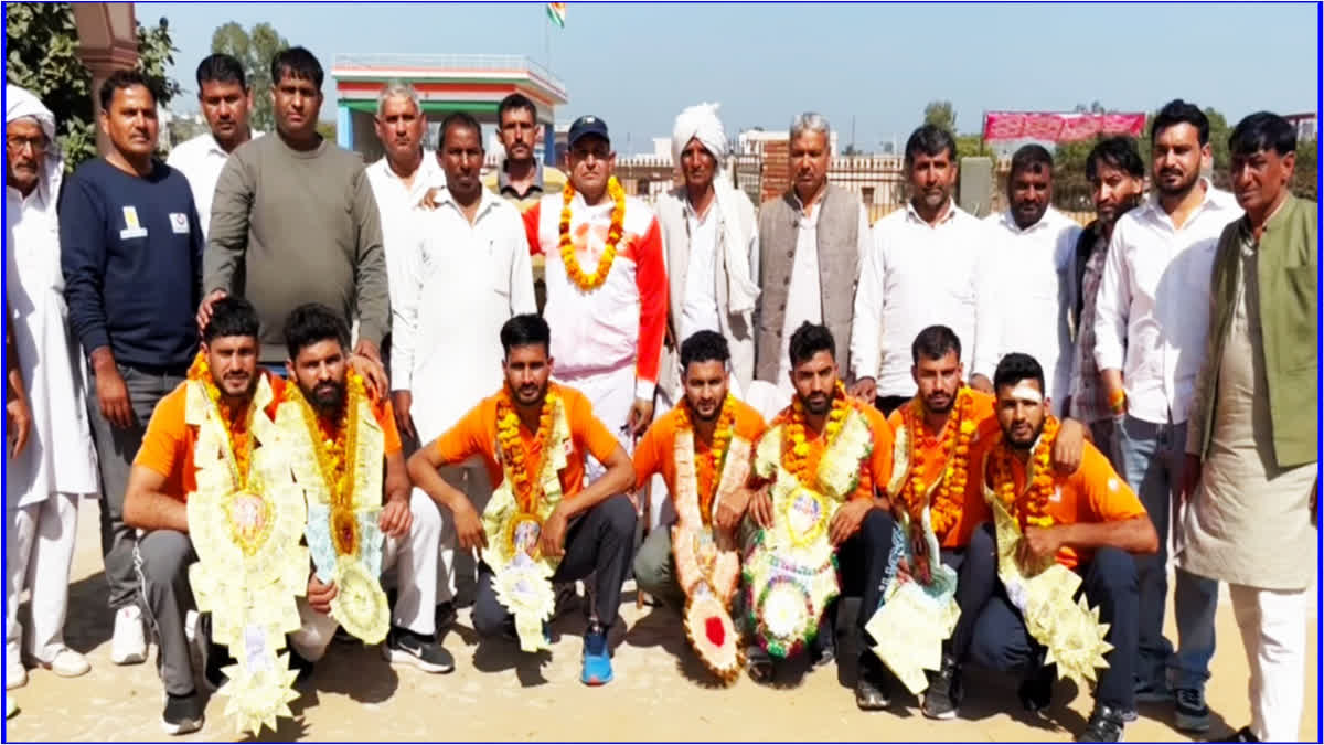 Haryana handball team won silver medal