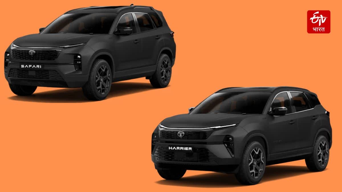 Tata Harrier and Safari Stealth Edition