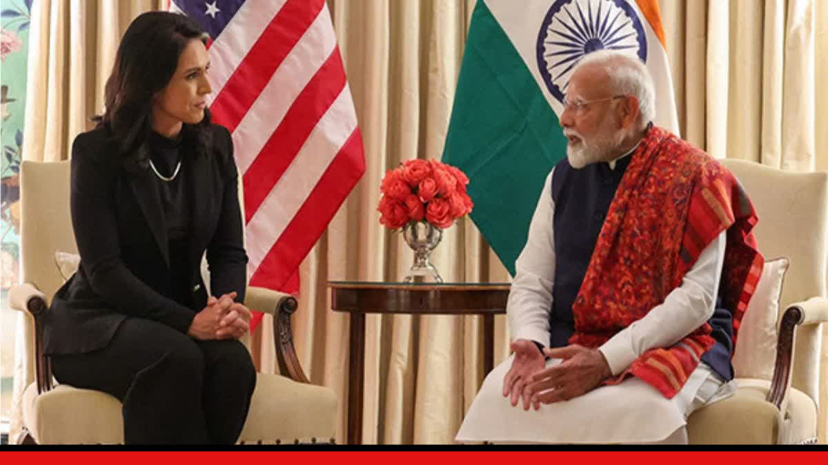 PM MODI MEET TULSI GABBARD