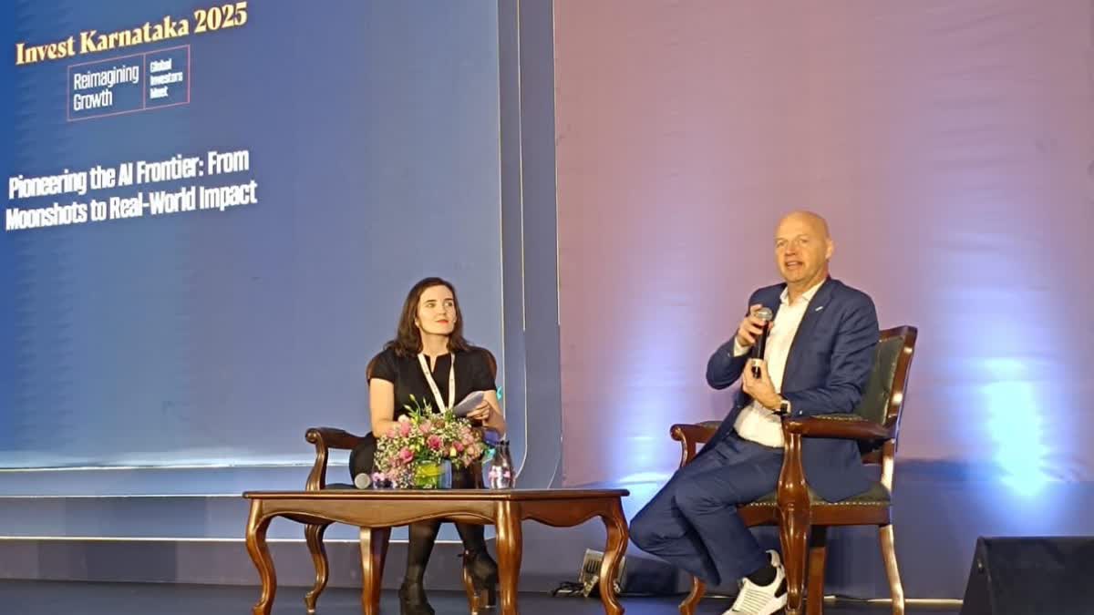 Google X founder Sebastian Thrun at Invest Karnataka conference