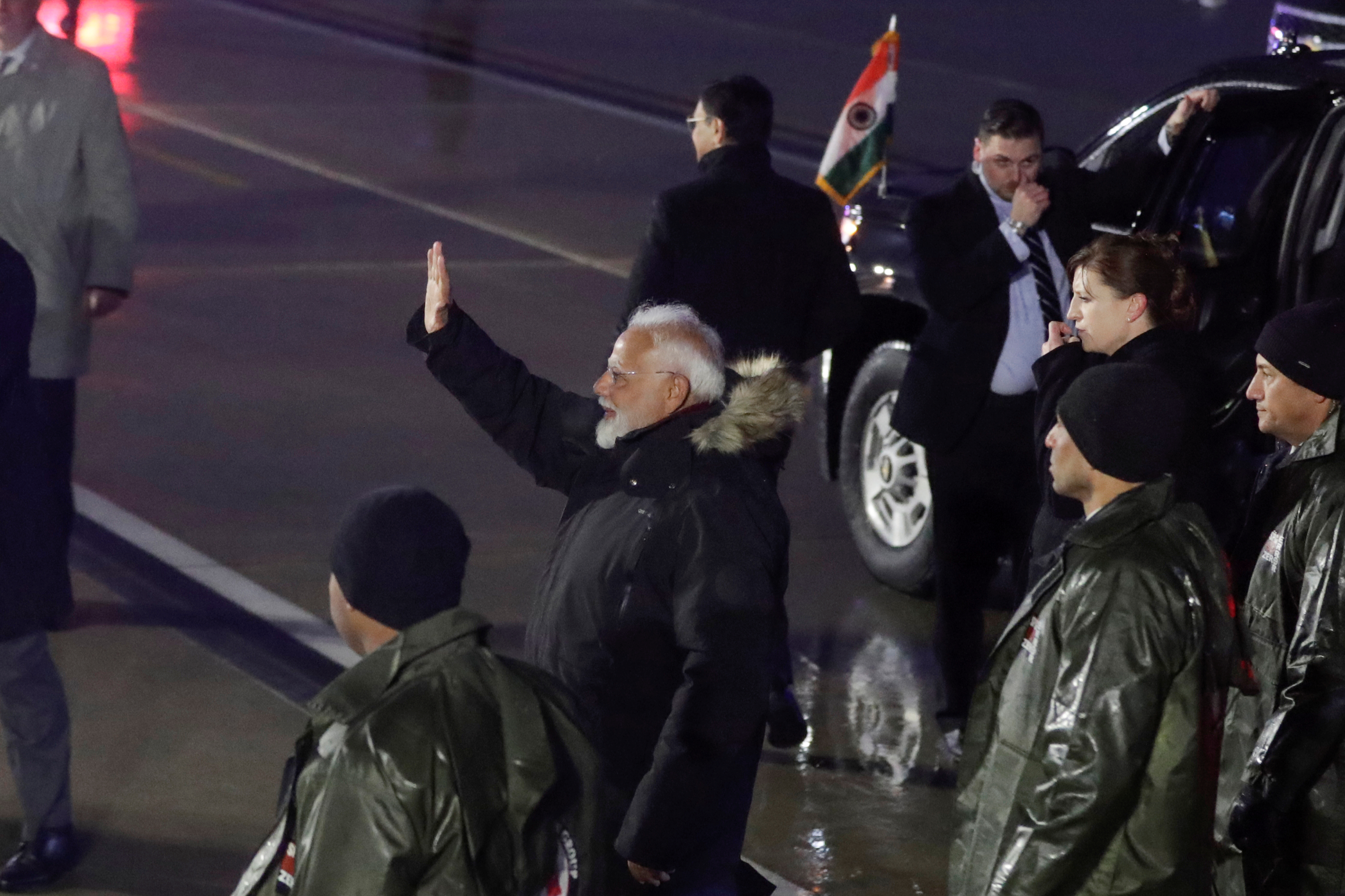 PM Modi lands in Washington