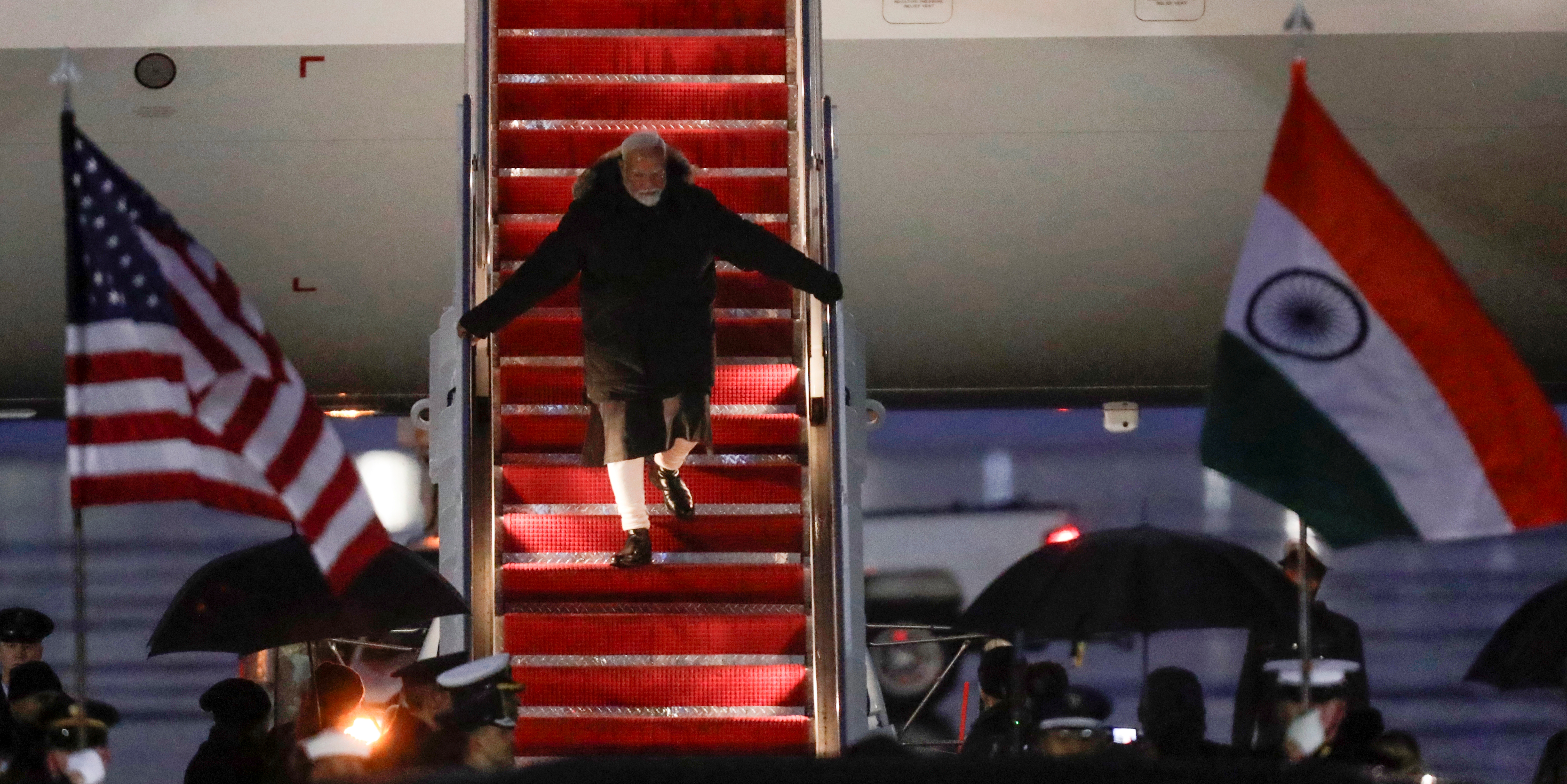 PM Modi lands in Washington