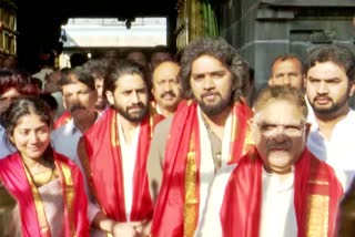 Thandel Team Visit in Tirumala