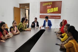 Coffee With SDM Program In Garhwa