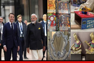 PM MODI GIFTS TO FRENCH PRESIDENT