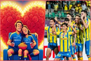 BLASTERS CELEBRATE VALENTINES DAY  കേരള ബ്ലാസ്റ്റേഴ്‌സ്  മോഹൻ ബഗാൻ സൂപ്പർ ജയന്‍റ്‌സ്  KERALA BLASTERS VALENTINES CORNER