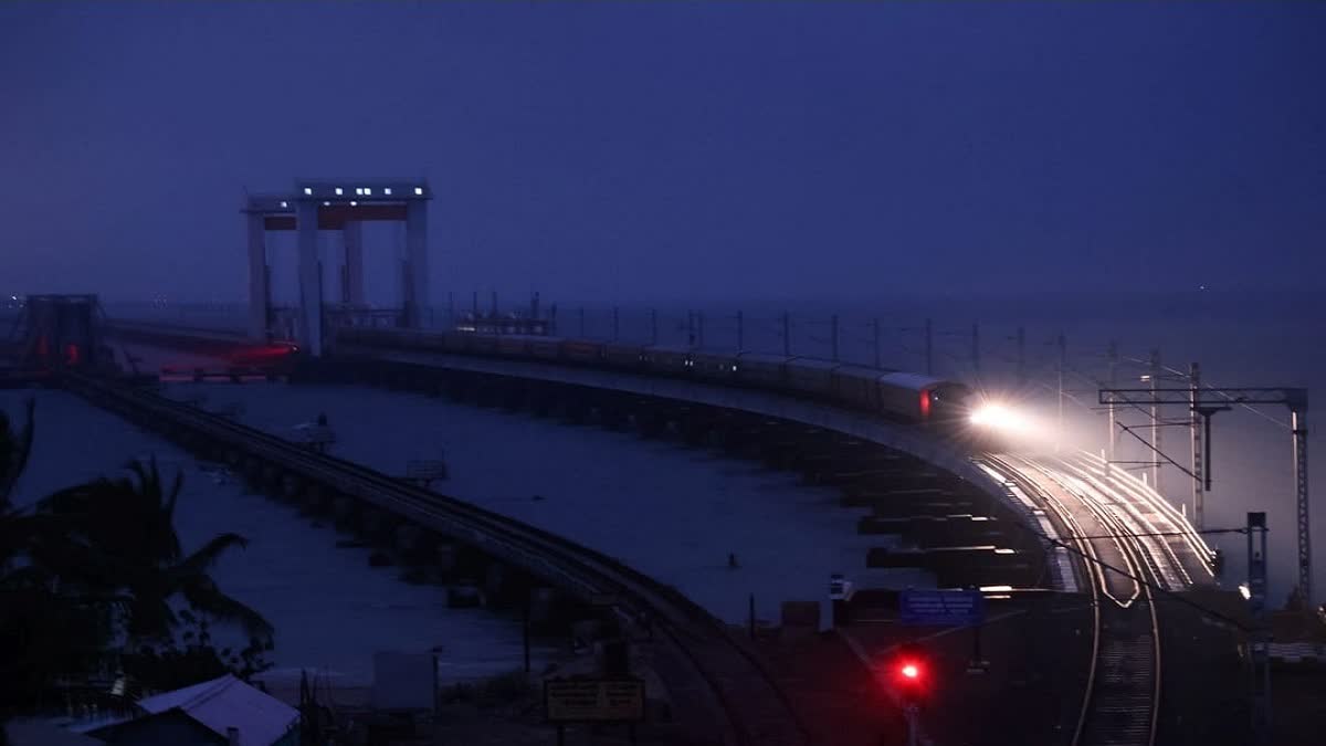 Pamban new railway bridge