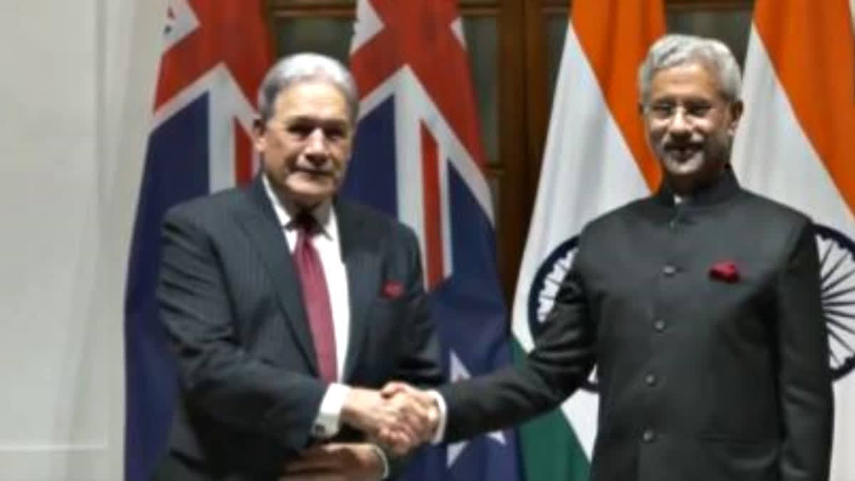 EAM S Jaishankar on Tuesday met the Foreign Minister of New Zealand, Winston Peters and discussed the cooperation in the Commonwealth and the UNSC reforms.