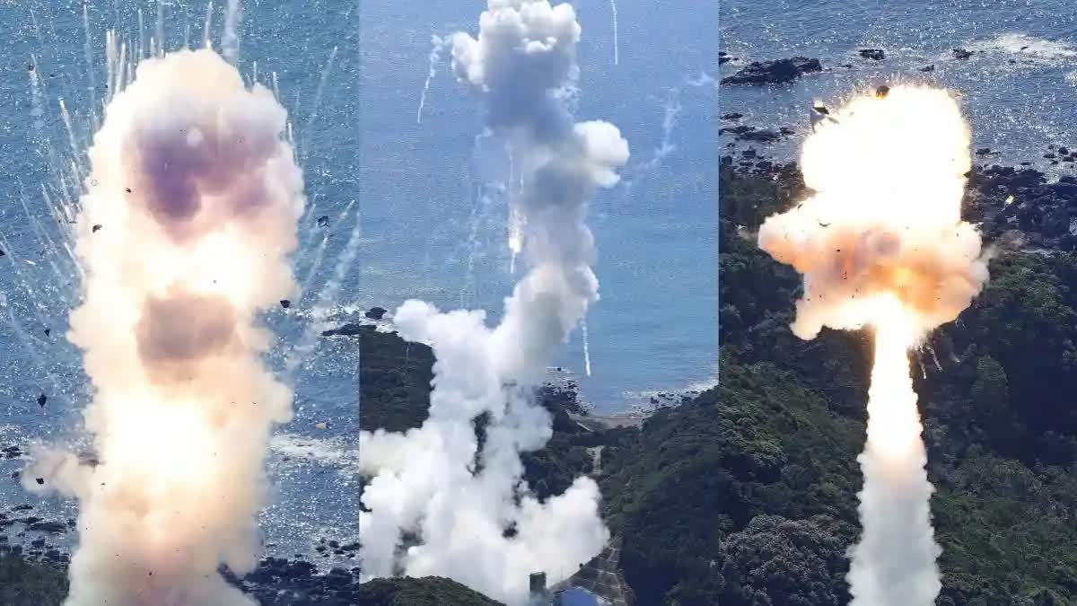 Japan s First Private Sector Rocket  Rocket Kairos explodes  ജപ്പാന്‍റ ആദ്യ സ്വകാര്യ റോക്കറ്റ്  കയ്‌റോസ് റോക്കറ്റ് പൊട്ടിത്തെറി