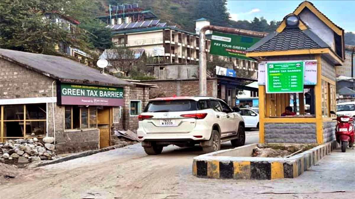 Manali Green Tax Barrier