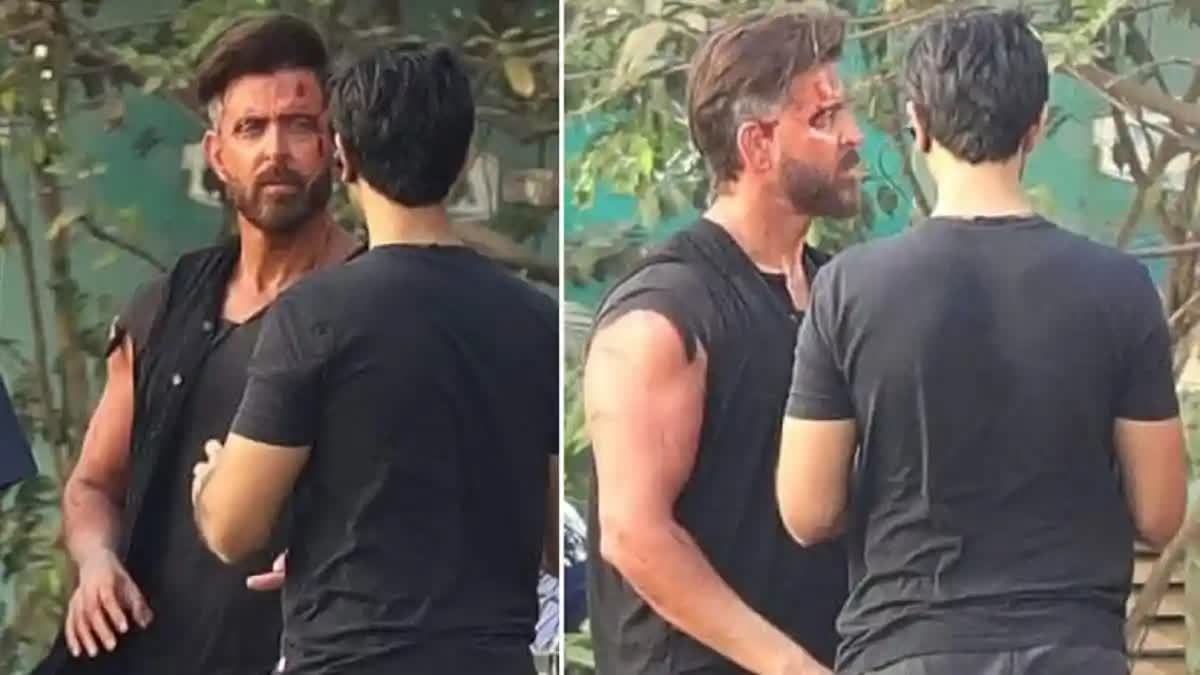 Hrithik Roshan War 2 viral pics