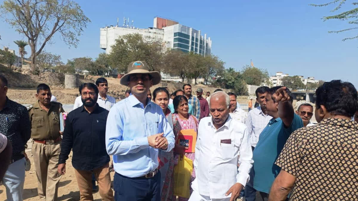 Inspection of Ayad River in Udaipur