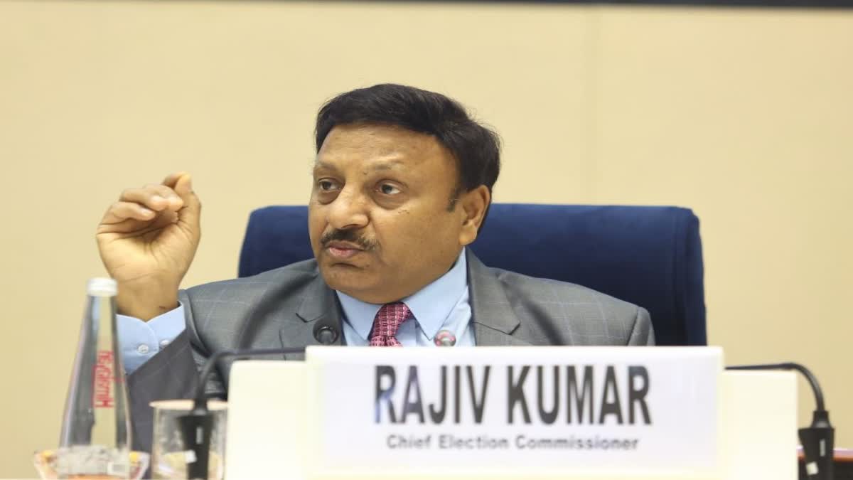 Chief Election Commissioner Rajiv Kumar