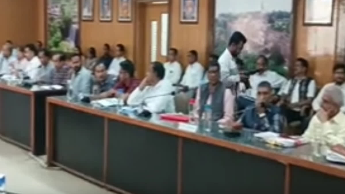 zila parishad meeting in chittorgarh, water crisis issue raised