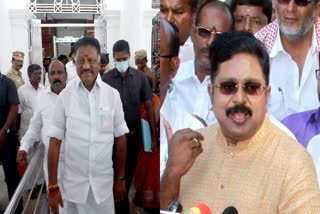 lok sabha polls Panneerselvam Dhinakaran hold seat-sharing talks with BJP (PHOTO IANS)