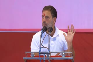 Senior Congress leader Rahul Gandhi announced five 'Mahila Nyay' guarantees, including Rs 1 lakh to poor women, 50 pc quota in government jobs and hostels for women, in his final leg of Bharat Jodo Nyay Yatra.