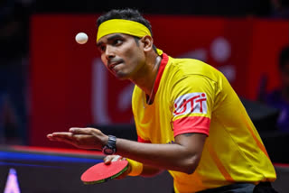 Achanta Sharath Kamal has entered the round of 16 on Wednesday by beating World No.13 Darko Jorgic by 3-1 (8-11, 11-6, 11-8, 11-9) in the Singapore Smash.