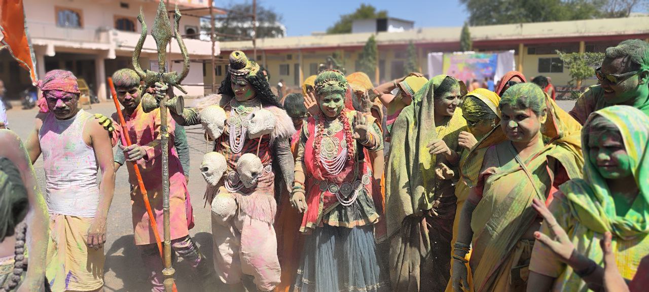 Ujjain Holi celebration