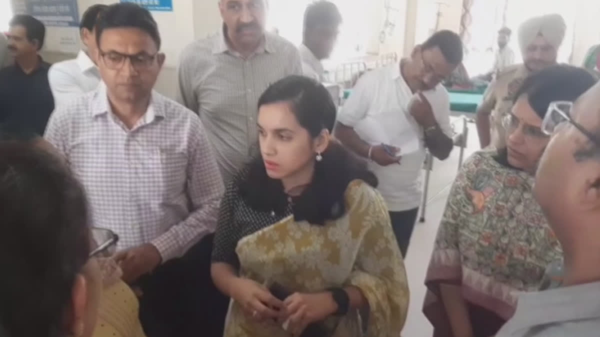 Ludhiana Deputy Commissioner Sakshi Sahni inspected the Civil Hospital