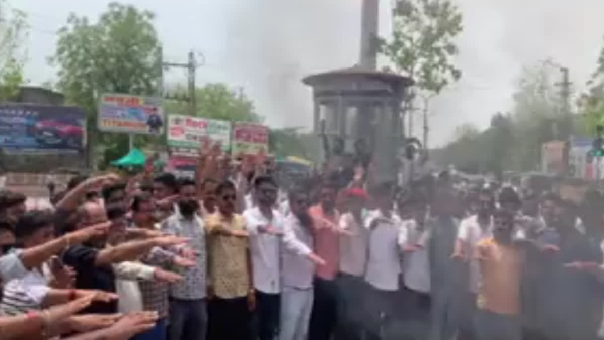 Rajput community came out to protest against Parashottam Rupala ticket, community demonstrated in Chittorgarh