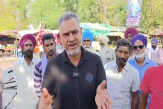 Former DSP Balwinder Sekhon started campaigning from Lok Sabha constituency Sangrur as an independent candidate