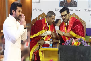 Ram Charan Receives Honorary Doctorate from Chennai's Vels University