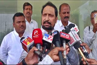 MLA Lakshman Savadi spoke to the media.