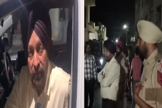 MLA Kaka Brar stopped the vehicle and caught the robber in the middle of the night Sri Muktsar Sahib