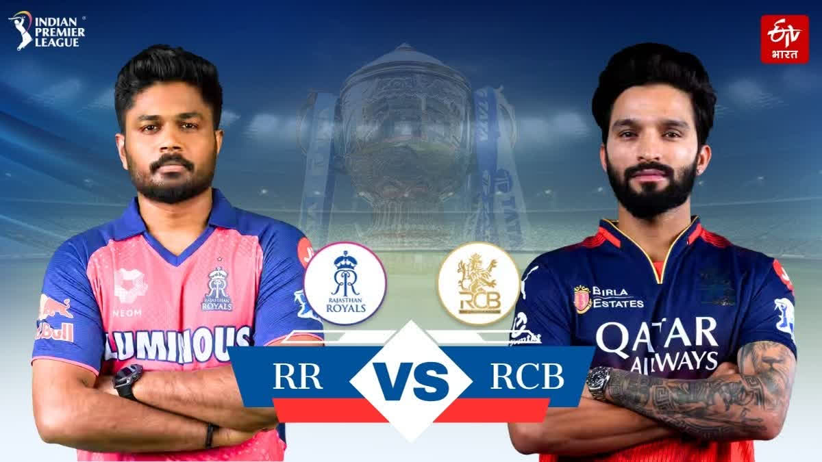 RR VS RCB MATCH