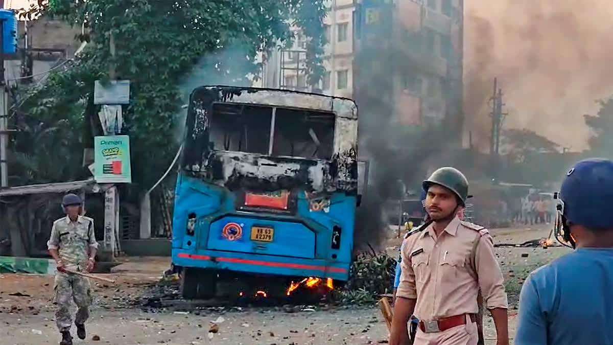 Violence At Waqf Protests In Bengal: Police Says Situation Under Control; BJP Warns Of A 'Second Exodus'