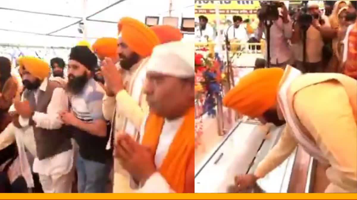 CM NAYAB SAINI AT ANANDPUR SAHIB