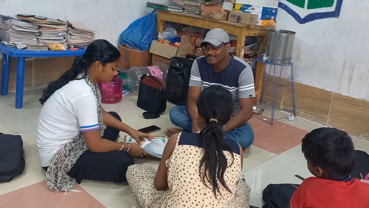 Immersed in studies, scribbling Odia and English alphabets on slates with their nimble fingers, the children at Anweshan at Dhoba Khal slum in Puri once carried loads on their shoulders to help their families.