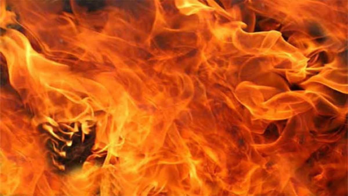 Blast in Fire works plant