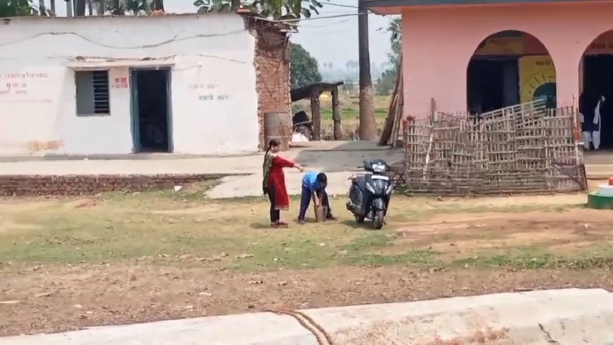 Teacher Made Students Clean Scooter