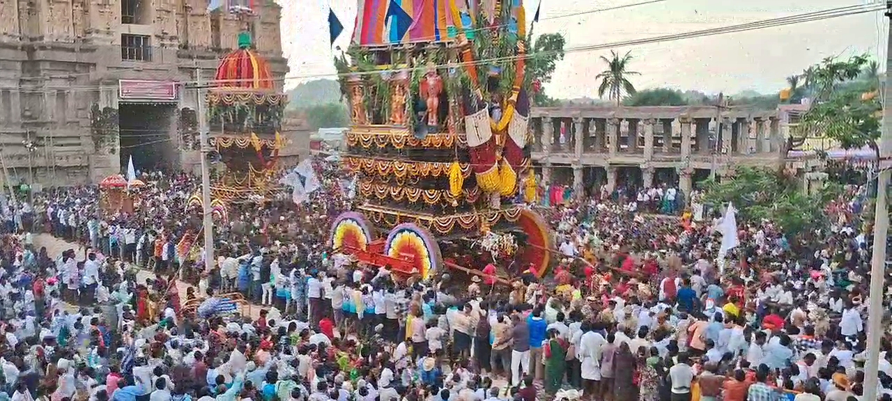 HAMPI JATRE VIJAYANAGARA ಹಂಪಿ ವಿರೂಪಾಕ್ಷೇಶ್ವರ ಚಂದ್ರಮೌಳೇಶ್ವರ ರಥೋತ್ಸವ