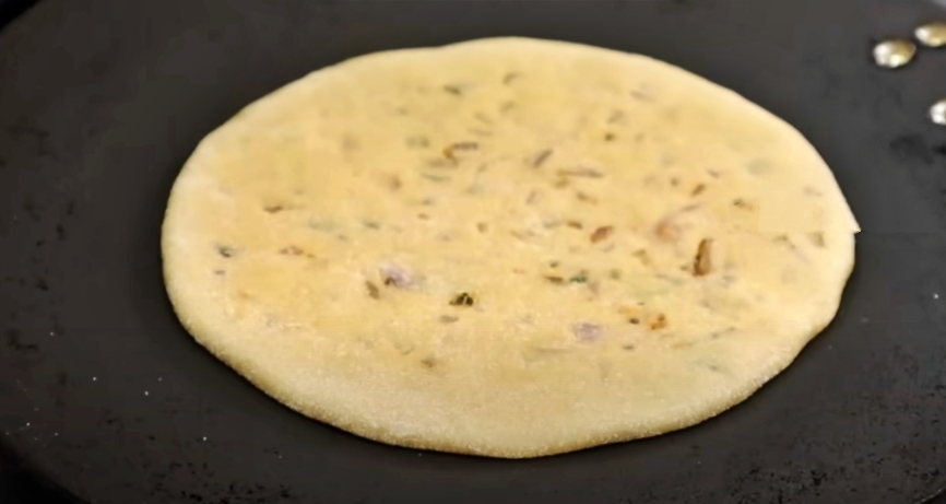 Onion Paratha Process