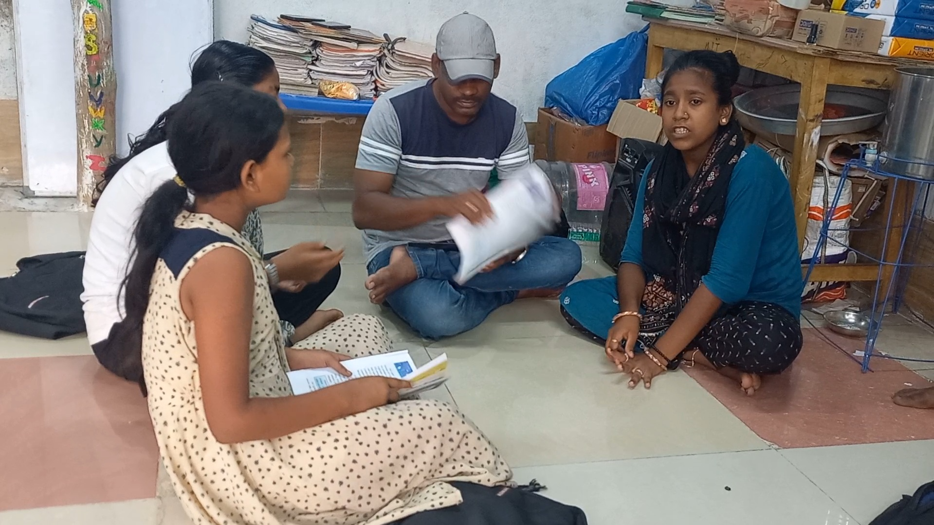 Immersed in studies, scribbling Odia and English alphabets on slates with their nimble fingers, the children at Anweshan at Dhoba Khal slum in Puri once carried loads on their shoulders to help their families.