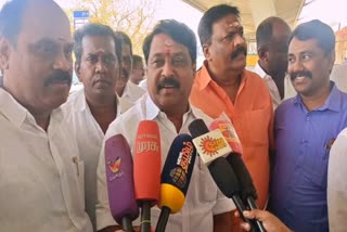 பாஜக மாநில தலைவர் நயினார் நாகேந்திரன்