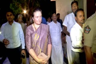 Deputy CM Pawan Kalyan Wife Anna Lezhneva in Tirumala