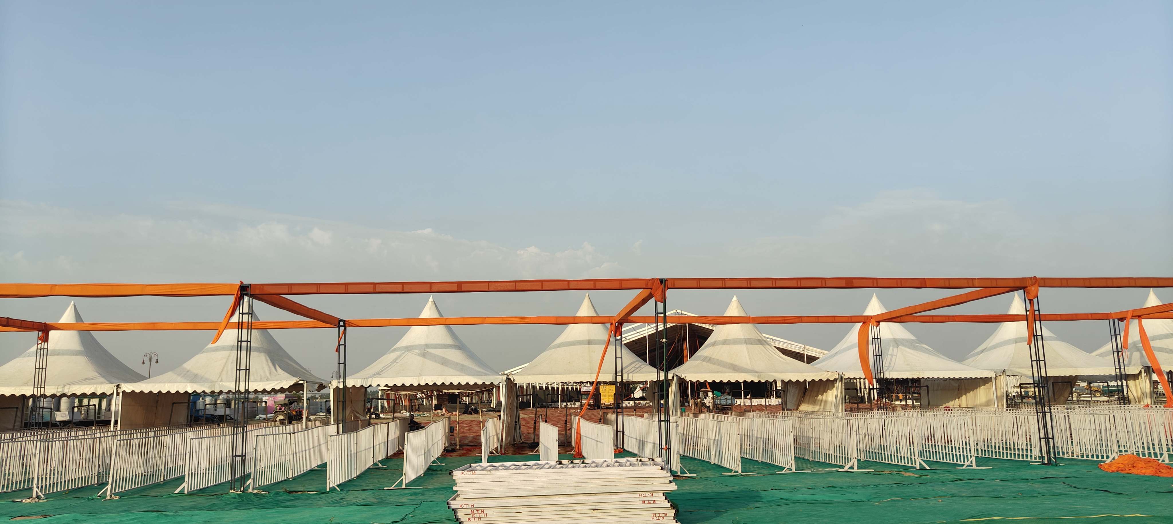 Preparations for welcoming PM in Hisar