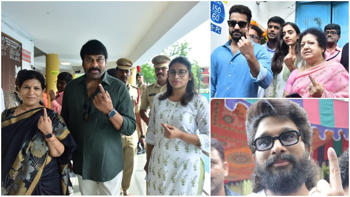 Telugu Celebrities Case Their Votes