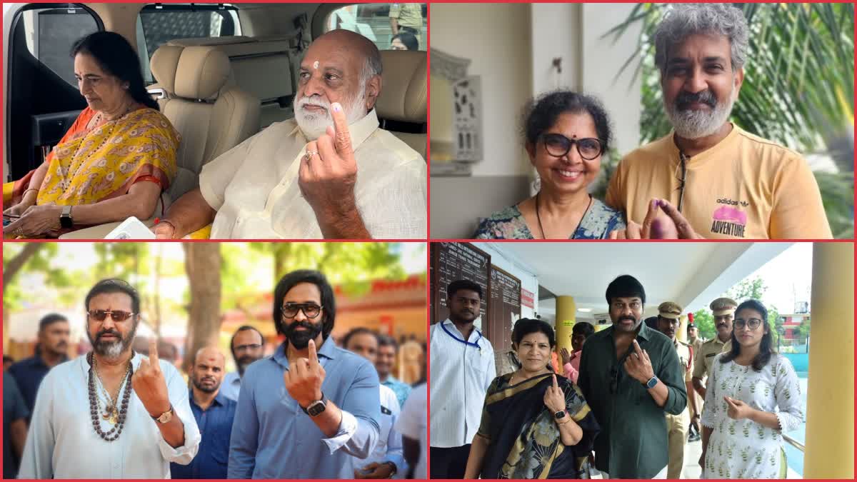 Tollywood Celebrities Casted Their Votes