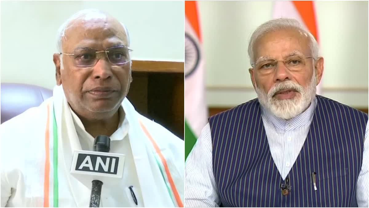 pm modi vs Mallikarjun Kharge