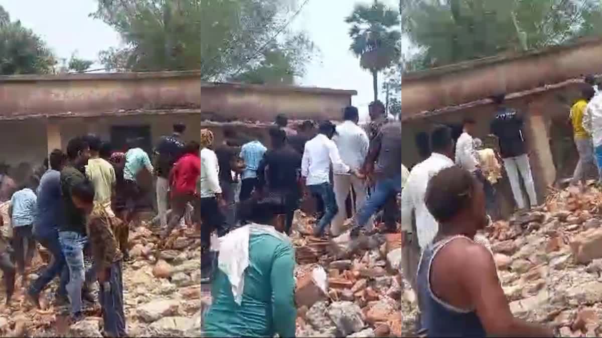 RJD and BJP workers clash during polling in Chhatarpur of Palamu