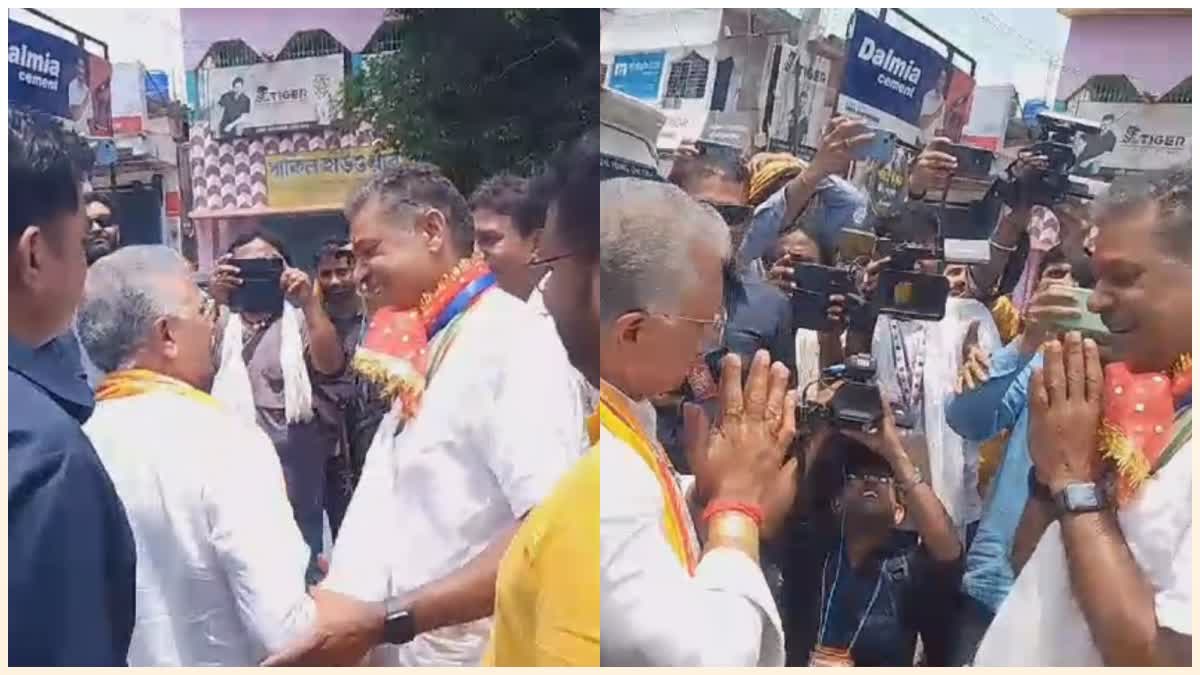 Kirti Azad and Dilip Ghosh