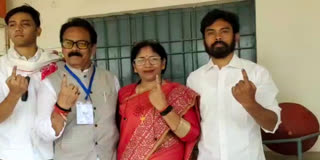 Sukhdev Bhagat cast his vote