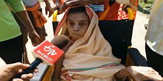 108 year old woman casts vote in Ganjam, Odisha