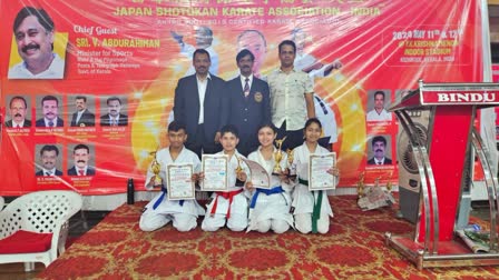 four youths from lakhimpur get medals at international karate Championship in kerala